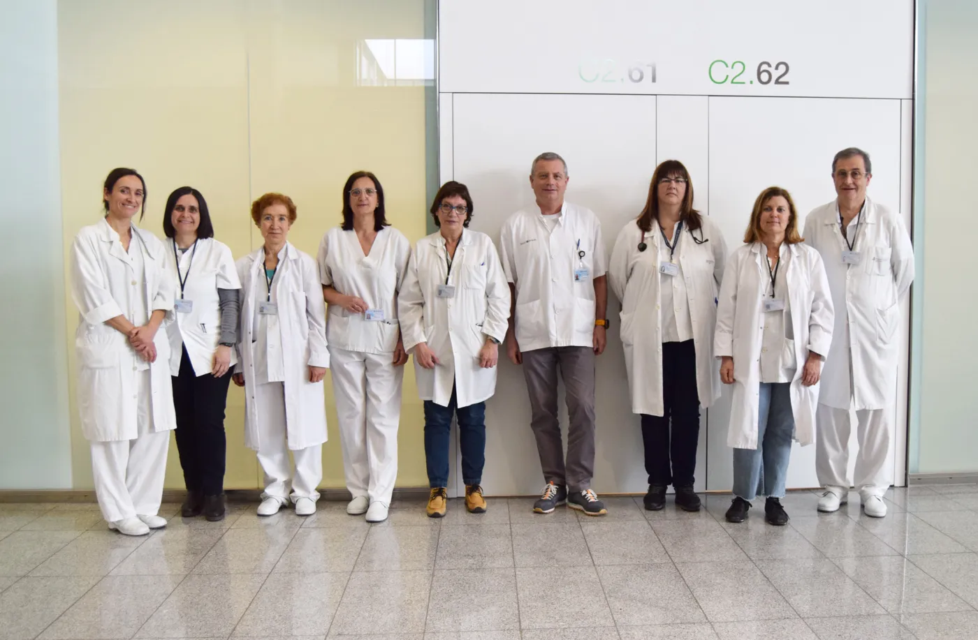 Professionals dels serveis de Pneumologia, Pediatria i Medicina Interna de l'Hospital Universitari Sant Joan de Reus