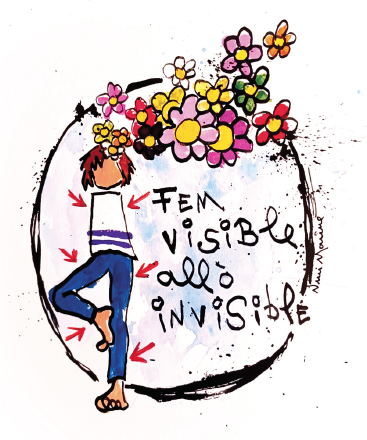 “FEM VISIBLE ALLÒ INVISIBLE” a Cambrils - Disseny de Nuri Mariné
