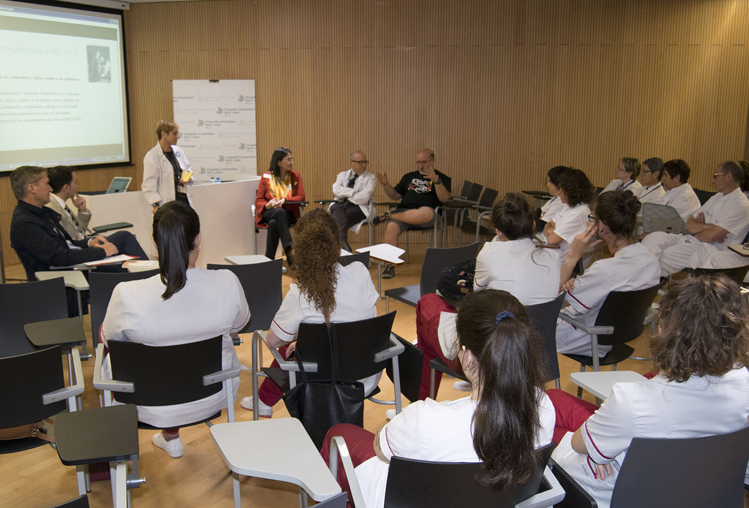 Taula rodona amb motiu del Dia Internacional de la Infermeria a l'Hospital Sant Joan de Reus